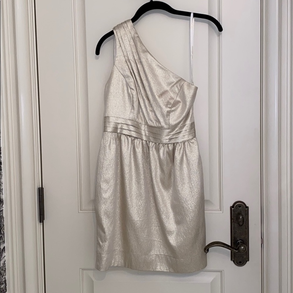 Gold Shoshanna dress